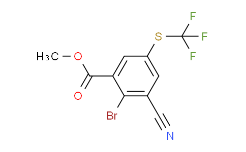 AS33883 | Methyl 2-bromo-3-cyano-5-(trifluoromethylthio)benzoate