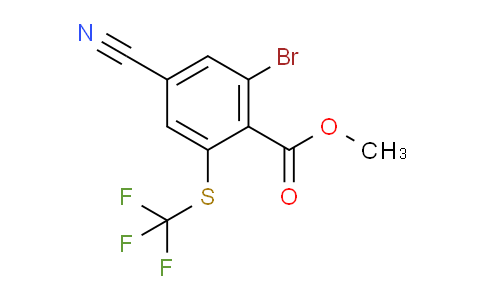 AS33885 | Methyl 2-bromo-4-cyano-6-(trifluoromethylthio)benzoate