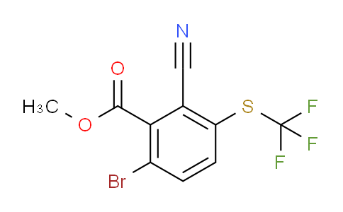 AS33893 | Methyl 6-bromo-2-cyano-3-(trifluoromethylthio)benzoate