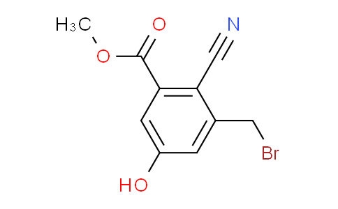 AS33909 | Methyl 3-bromomethyl-2-cyano-5-hydroxybenzoate