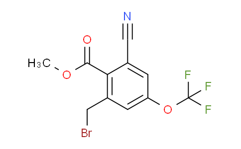 AS33917 | Methyl 2-bromomethyl-6-cyano-4-(trifluoromethoxy)benzoate