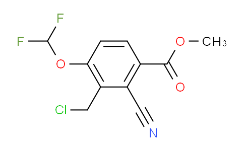 AS33924 | Methyl 3-chloromethyl-2-cyano-4-(difluoromethoxy)benzoate