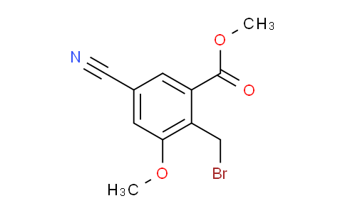 AS33927 | Methyl 2-bromomethyl-5-cyano-3-methoxybenzoate