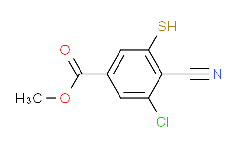 AS33945 | Methyl 3-chloro-4-cyano-5-mercaptobenzoate