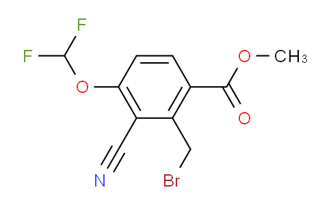 AS33952 | Methyl 2-bromomethyl-3-cyano-4-(difluoromethoxy)benzoate