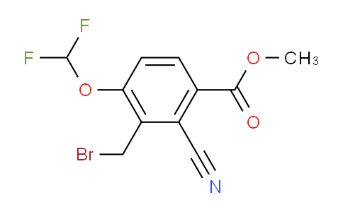 AS33955 | Methyl 3-bromomethyl-2-cyano-4-(difluoromethoxy)benzoate