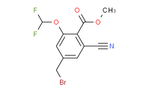 AS33959 | Methyl 4-bromomethyl-2-cyano-6-(difluoromethoxy)benzoate