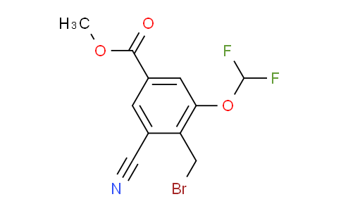 AS33960 | Methyl 4-bromomethyl-3-cyano-5-(difluoromethoxy)benzoate