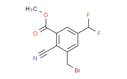 AS33965 | Methyl 3-bromomethyl-2-cyano-5-(difluoromethyl)benzoate