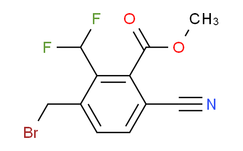 AS33968 | Methyl 3-bromomethyl-6-cyano-2-(difluoromethyl)benzoate