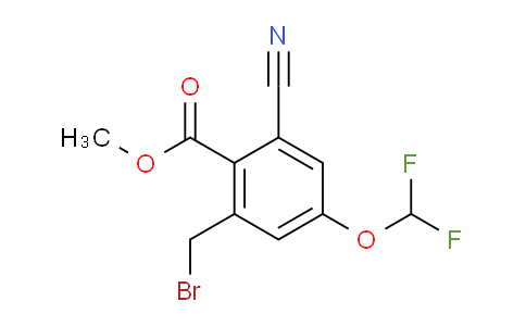 AS33984 | Methyl 2-bromomethyl-6-cyano-4-(difluoromethoxy)benzoate