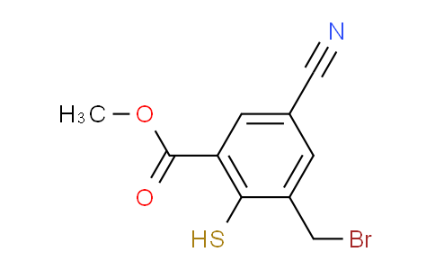AS33987 | Methyl 3-bromomethyl-5-cyano-2-mercaptobenzoate