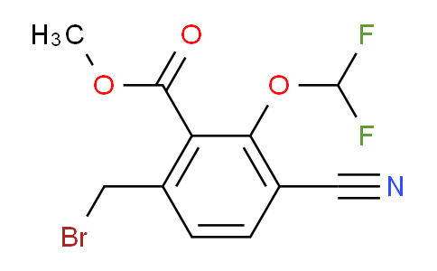 AS33990 | Methyl 6-bromomethyl-3-cyano-2-(difluoromethoxy)benzoate