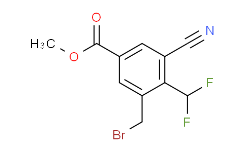 AS33991 | Methyl 3-bromomethyl-5-cyano-4-(difluoromethyl)benzoate