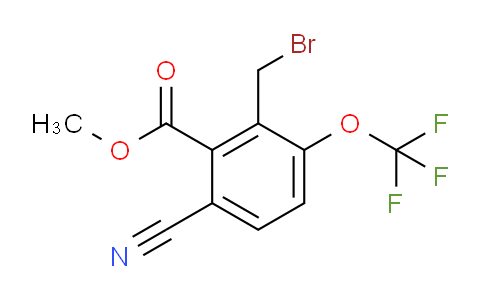 AS34014 | Methyl 2-bromomethyl-6-cyano-3-(trifluoromethoxy)benzoate