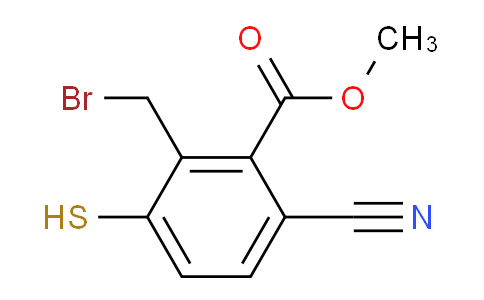 AS34018 | Methyl 2-bromomethyl-6-cyano-3-mercaptobenzoate