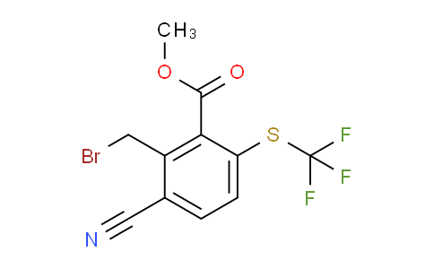 AS34030 | Methyl 2-bromomethyl-3-cyano-6-(trifluoromethylthio)benzoate