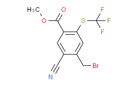 AS34038 | Methyl 4-bromomethyl-5-cyano-2-(trifluoromethylthio)benzoate