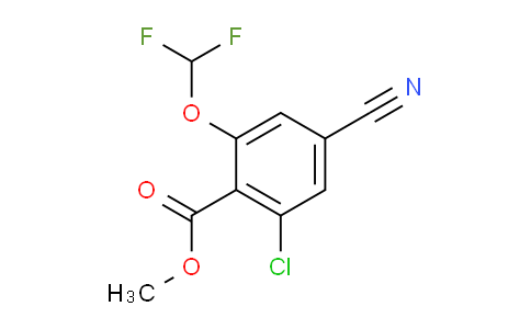 AS34050 | Methyl 2-chloro-4-cyano-6-(difluoromethoxy)benzoate