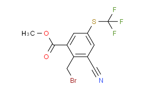 AS34051 | Methyl 2-bromomethyl-3-cyano-5-(trifluoromethylthio)benzoate