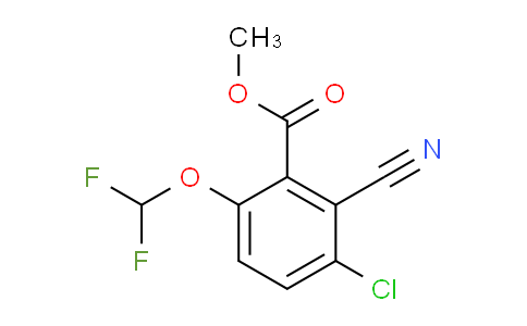 AS34052 | Methyl 3-chloro-2-cyano-6-(difluoromethoxy)benzoate