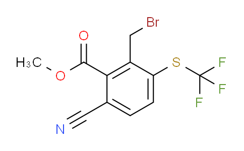 AS34054 | Methyl 2-bromomethyl-6-cyano-3-(trifluoromethylthio)benzoate
