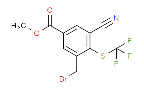 AS34057 | Methyl 3-bromomethyl-5-cyano-4-(trifluoromethylthio)benzoate