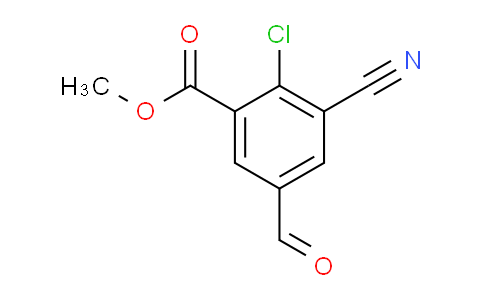 AS34068 | Methyl 2-chloro-3-cyano-5-formylbenzoate