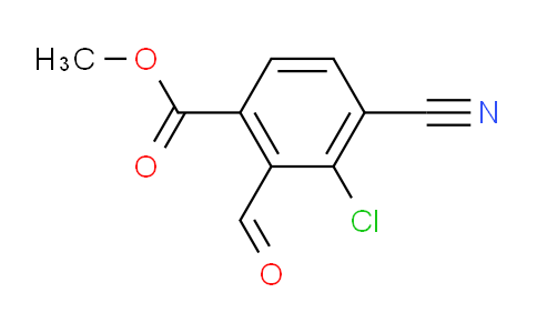 AS34070 | Methyl 3-chloro-4-cyano-2-formylbenzoate
