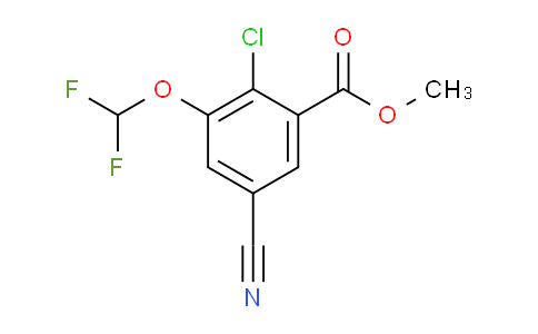 AS34084 | Methyl 2-chloro-5-cyano-3-(difluoromethoxy)benzoate