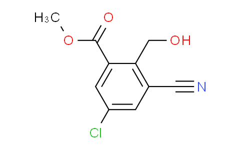 AS34102 | Methyl 5-chloro-3-cyano-2-(hydroxymethyl)benzoate