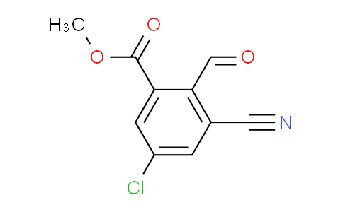 AS34105 | Methyl 5-chloro-3-cyano-2-formylbenzoate