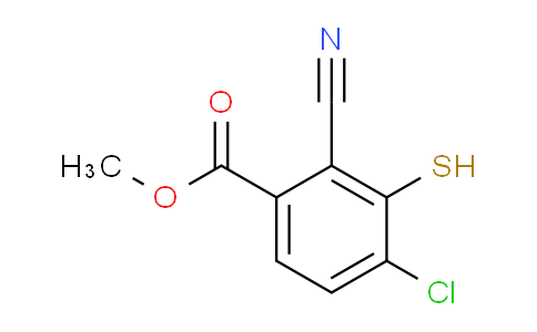 AS34111 | Methyl 4-chloro-2-cyano-3-mercaptobenzoate