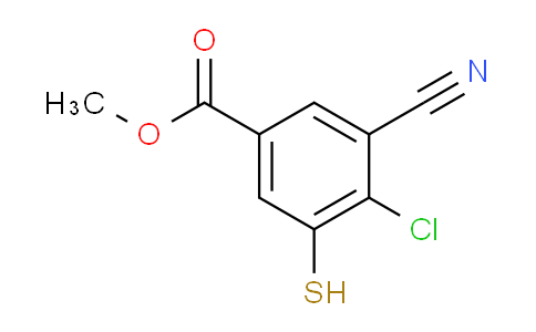 AS34112 | Methyl 4-chloro-3-cyano-5-mercaptobenzoate