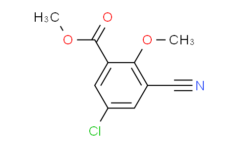 AS34121 | Methyl 5-chloro-3-cyano-2-methoxybenzoate