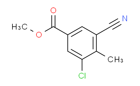AS34125 | Methyl 3-chloro-5-cyano-4-methylbenzoate