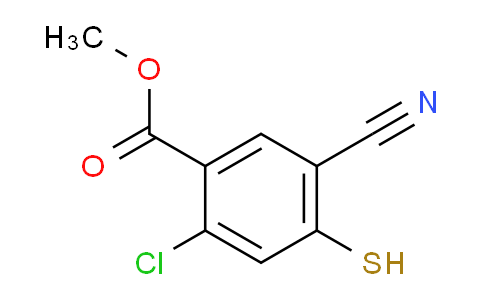 AS34135 | Methyl 2-chloro-5-cyano-4-mercaptobenzoate
