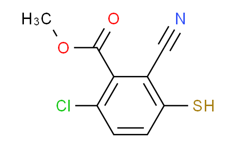 AS34143 | Methyl 6-chloro-2-cyano-3-mercaptobenzoate