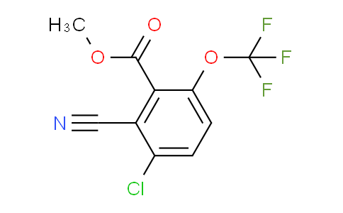 AS34175 | Methyl 3-chloro-2-cyano-6-(trifluoromethoxy)benzoate