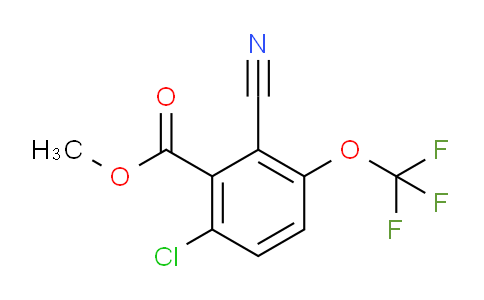 AS34180 | Methyl 6-chloro-2-cyano-3-(trifluoromethoxy)benzoate