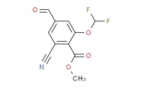 AS34184 | Methyl 2-cyano-6-difluoromethoxy-4-formylbenzoate