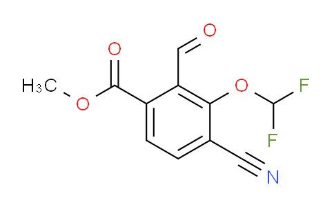 AS34188 | Methyl 4-cyano-3-difluoromethoxy-2-formylbenzoate
