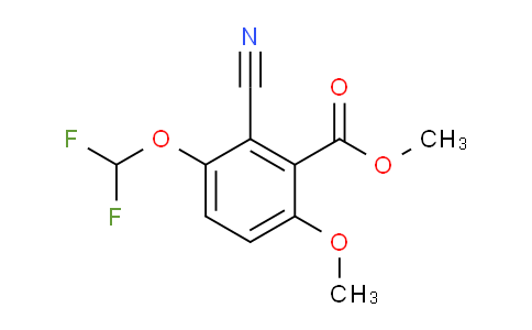AS34190 | Methyl 2-cyano-3-difluoromethoxy-6-methoxybenzoate