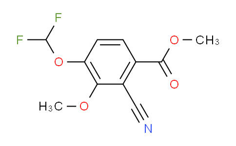 AS34192 | Methyl 2-cyano-4-difluoromethoxy-3-methoxybenzoate