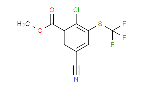 AS34204 | Methyl 2-chloro-5-cyano-3-(trifluoromethylthio)benzoate