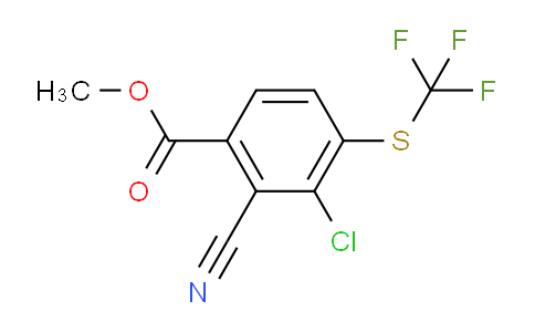 AS34206 | Methyl 3-chloro-2-cyano-4-(trifluoromethylthio)benzoate