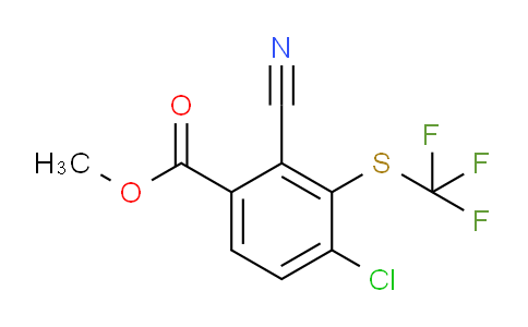 AS34208 | Methyl 4-chloro-2-cyano-3-(trifluoromethylthio)benzoate