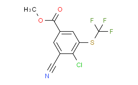 AS34210 | Methyl 4-chloro-3-cyano-5-(trifluoromethylthio)benzoate