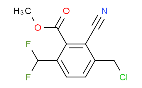 AS34220 | Methyl 3-chloromethyl-2-cyano-6-(difluoromethyl)benzoate
