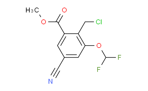 AS34240 | Methyl 2-chloromethyl-5-cyano-3-(difluoromethoxy)benzoate